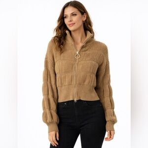 Hera Collection zip-up sweater